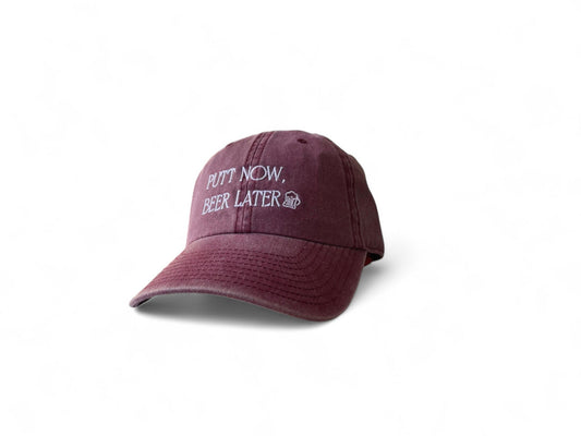 Gorra PUTT NOW, BEER LATER