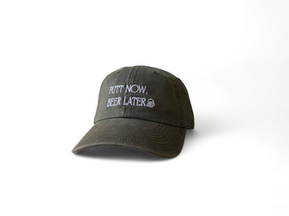 Gorra PUTT NOW, BEER LATER