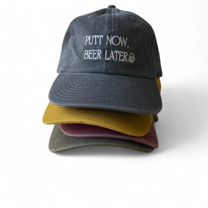 Gorra PUTT NOW, BEER LATER