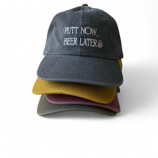 Gorra PUTT NOW, BEER LATER